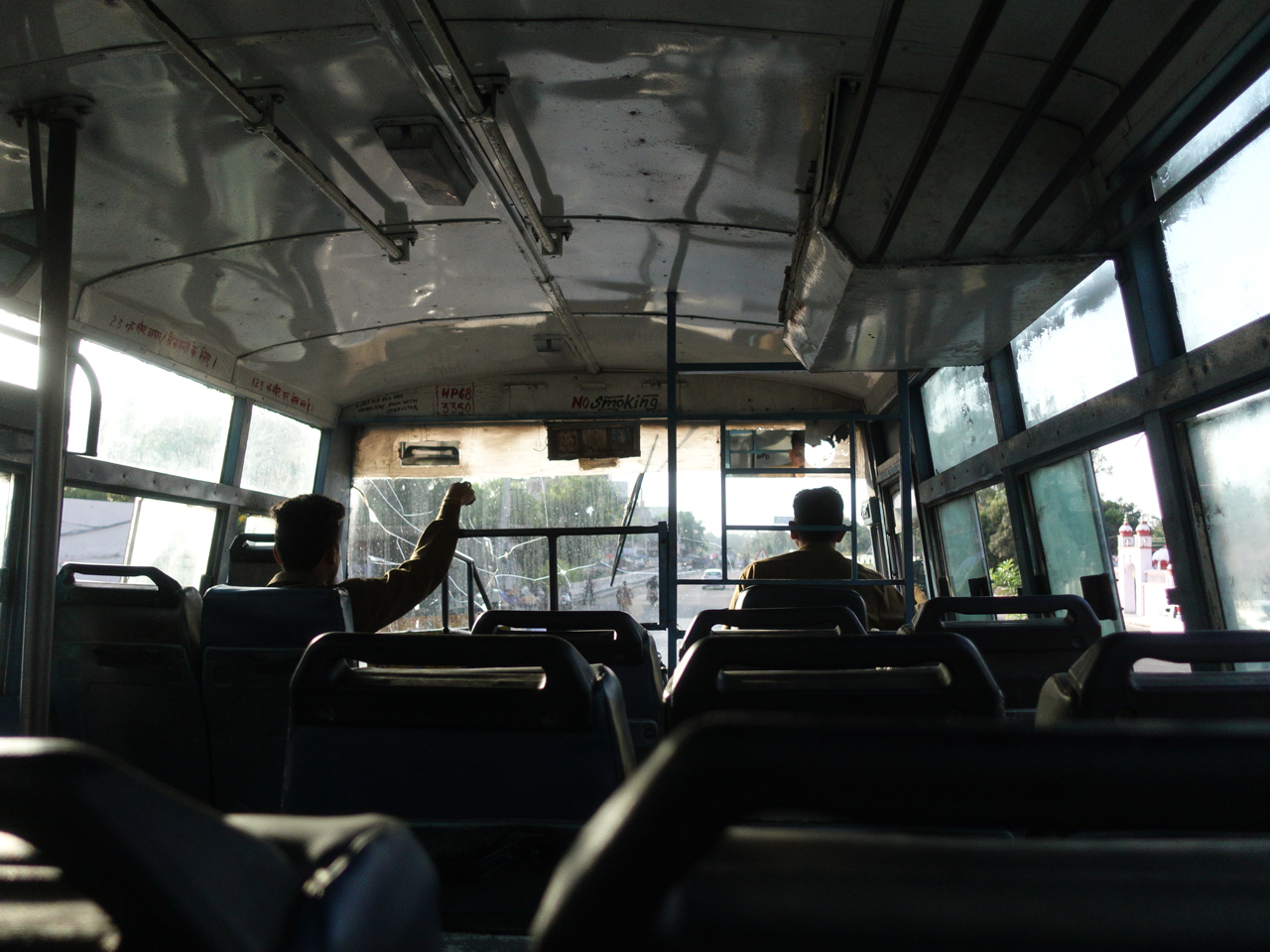 Busses connect almost every part of India. It is the most frequented way of transport. However, due to worn out and bumpy roads a ride takes a lot of time.