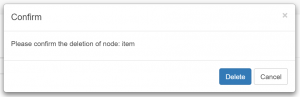confirm modal react